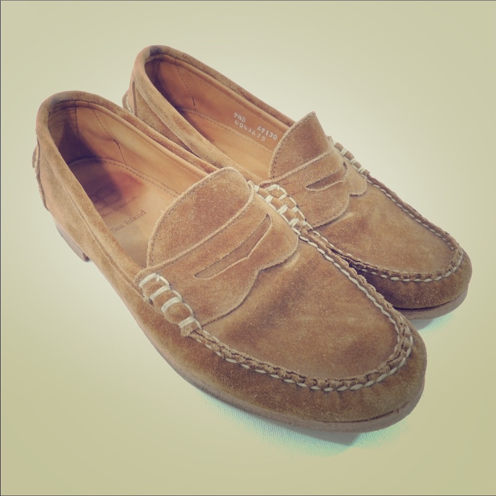 Allen Edmonds Sea Island Penny Loafer Brown Suede